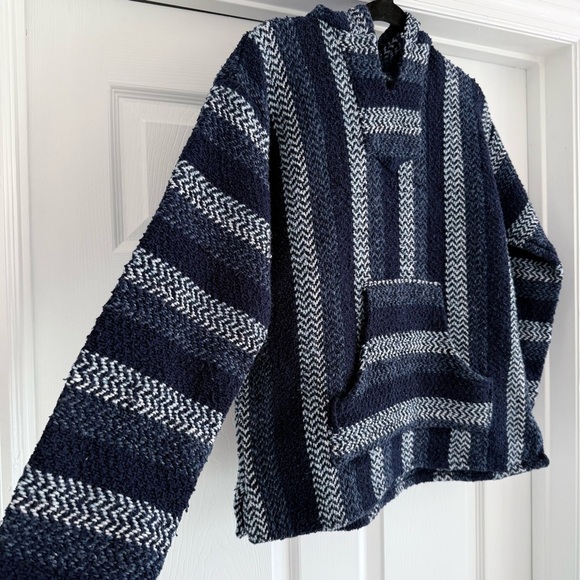 BAJA JOE Mexicali Blues Mexican Hoodie Cotton Sweatshirt S - Picture 4 of 13